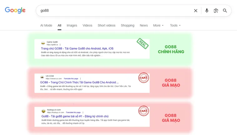 Làm Sao Để Biết Đâu Là Website Go88 Chính Hãng Giữa Ma Trận Giả